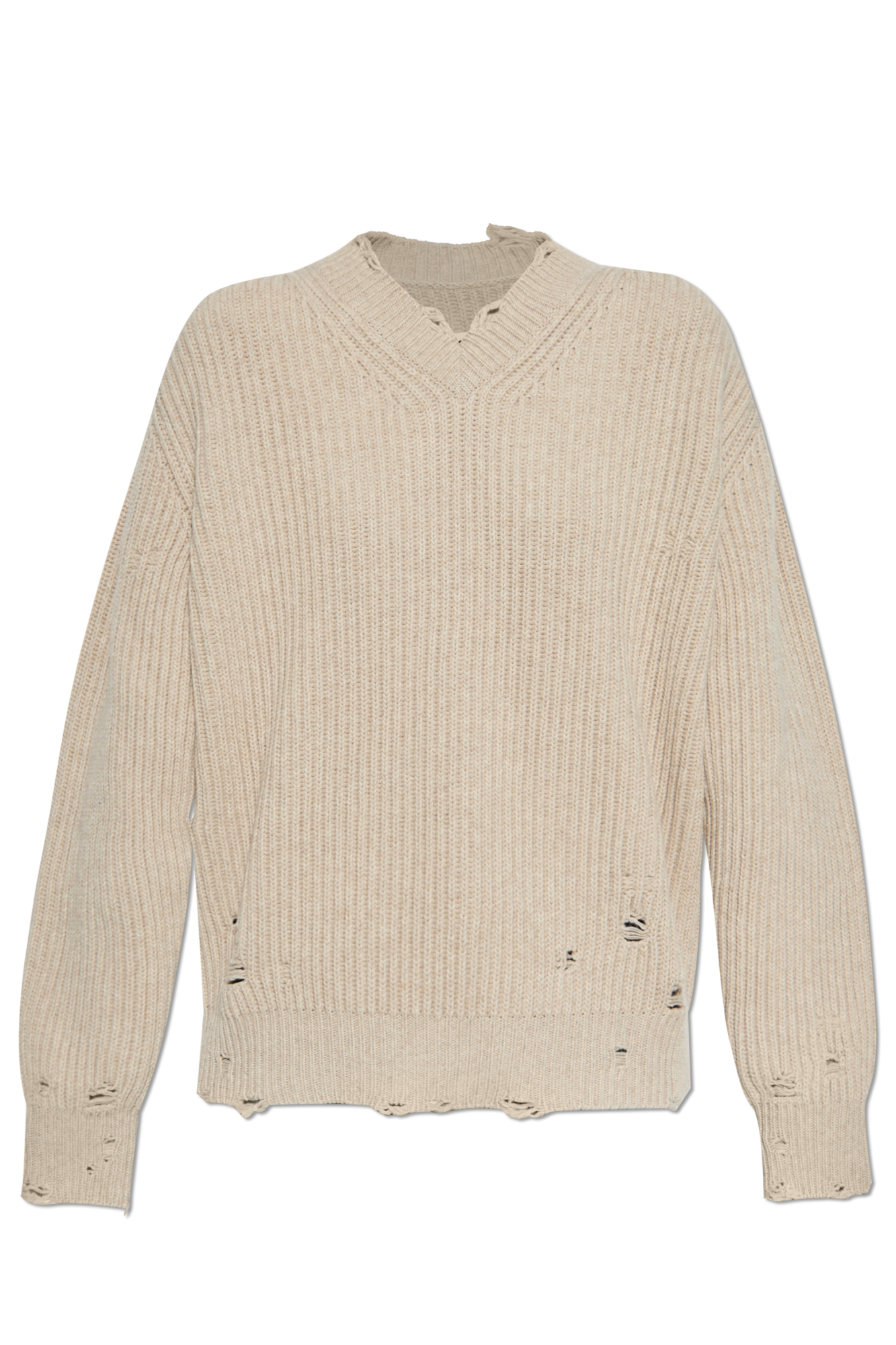 Beige Wool sweater MM6 Maison Margiela - Vitkac AS
